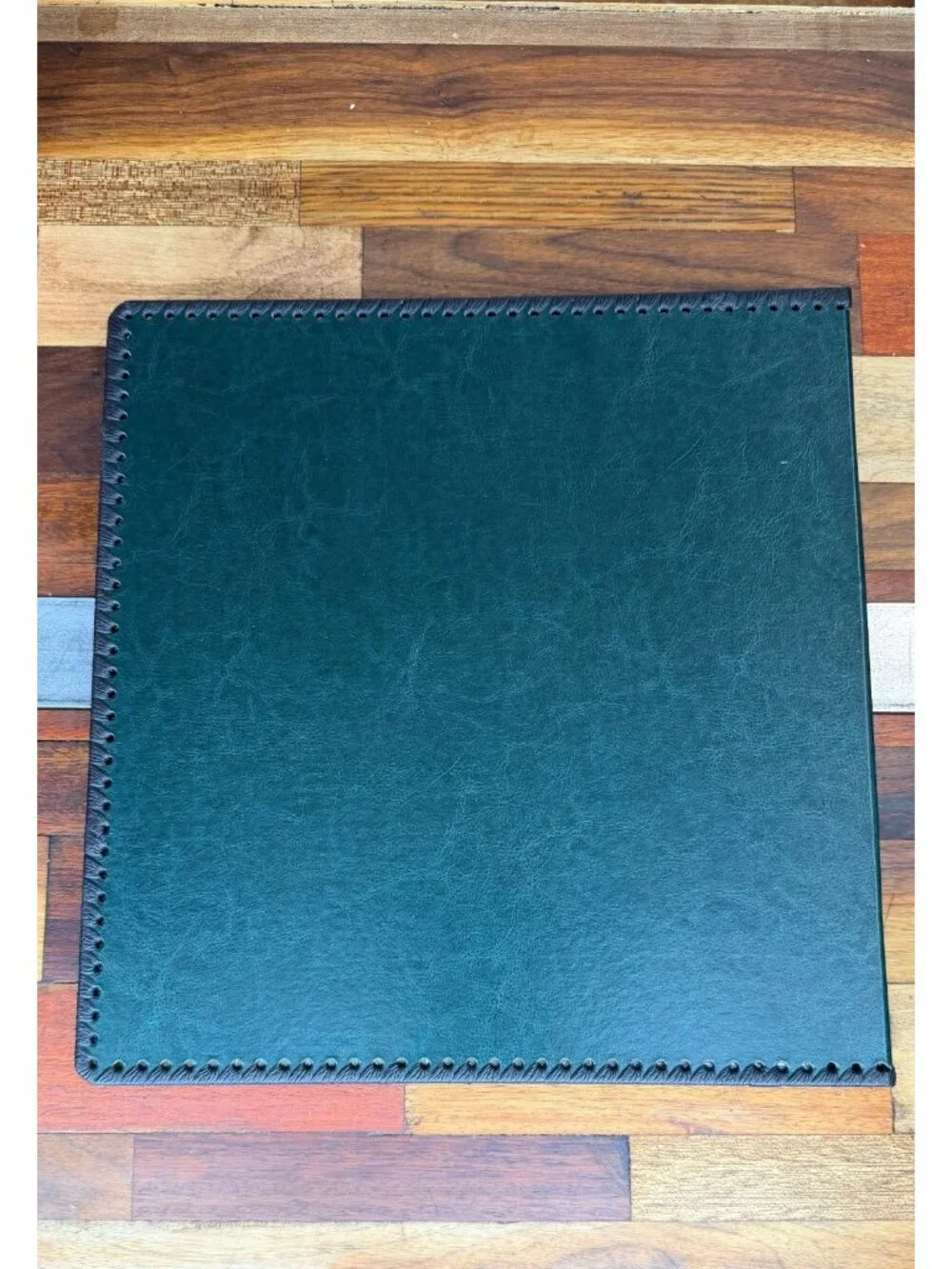 Self Adhesive Photo Album Green Leather Vintage Large Sticky Pages